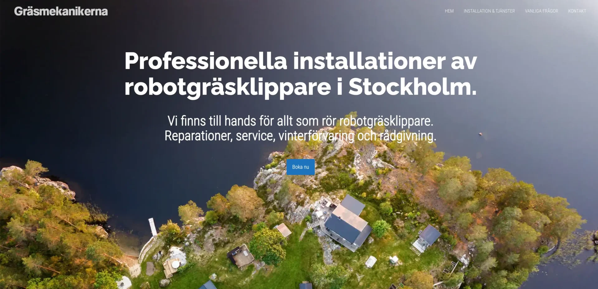 Hemsida - Gräsmekanikerna