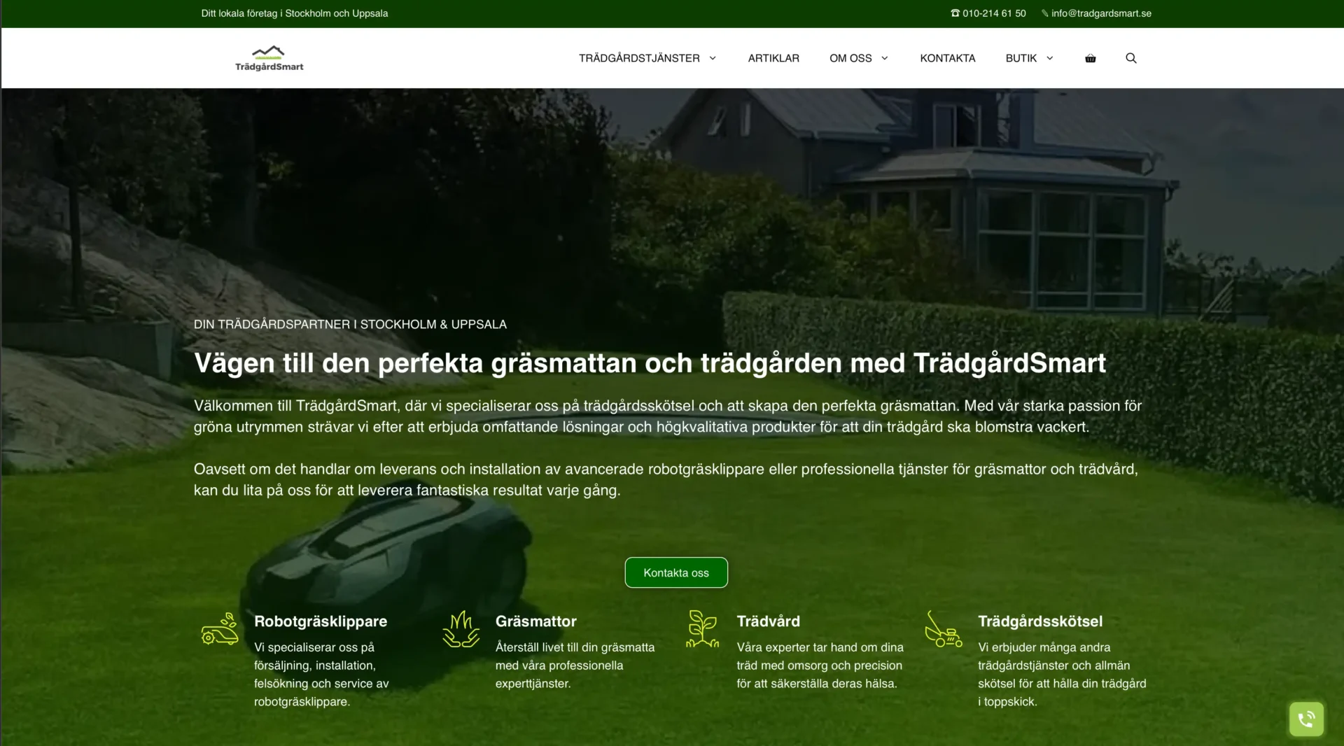 Hemsida TrädgårdSmart