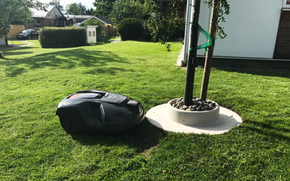 Planteringsring - Ett pålitligt påkörningsskydd för din robotgräsklippare