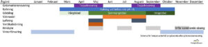 Skötselschema för en gräsmatta