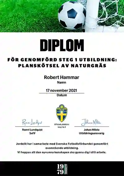 Diplom planskötarutbildning steg 1