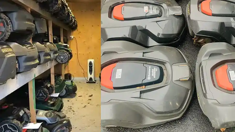 Vinterservice av robotgräsklippare
