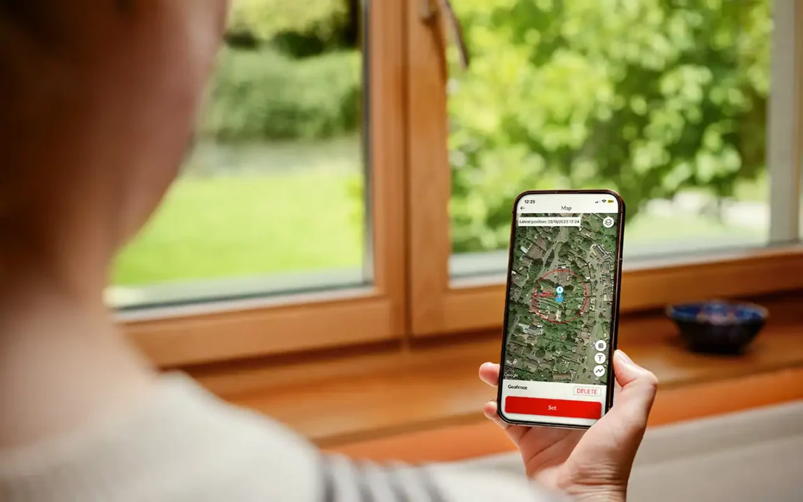 Honda Miimo HRM2500 Live bevakas med geopositioner via mobil