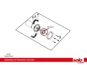Hjulhållare till Robolinho körmotor - 442401