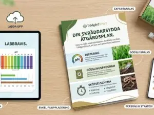 Jordanalys, Jordprov gräsmatta