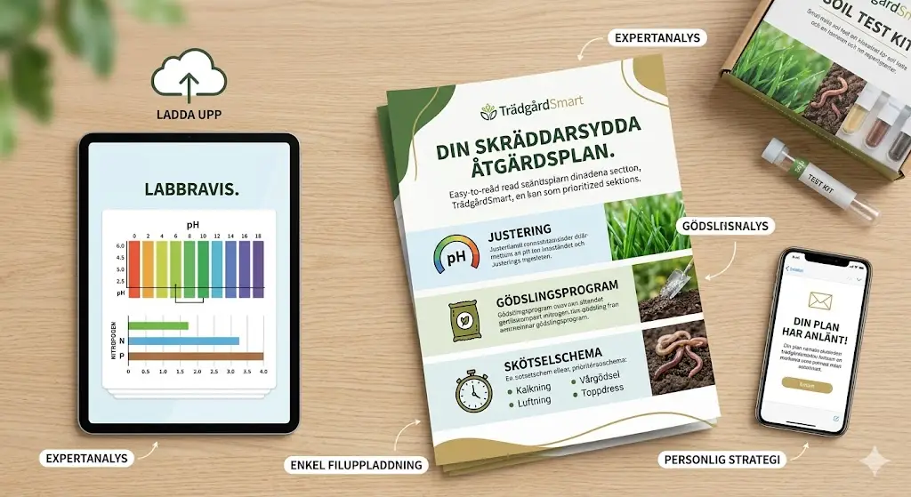 Jordanalys, Jordprov gräsmatta
